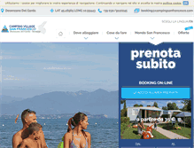 Tablet Screenshot of campingsanfrancesco.com